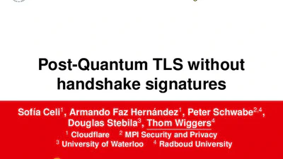 Post-Quantum TLS without handshake signatures at RWC 2021 featured image