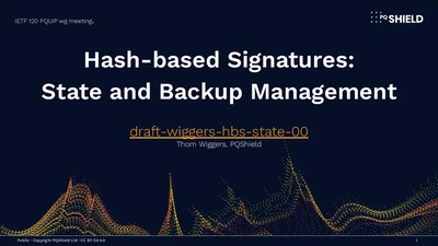 Update on State Management Recommendations draft-wiggers-hbs-state-00 featured image